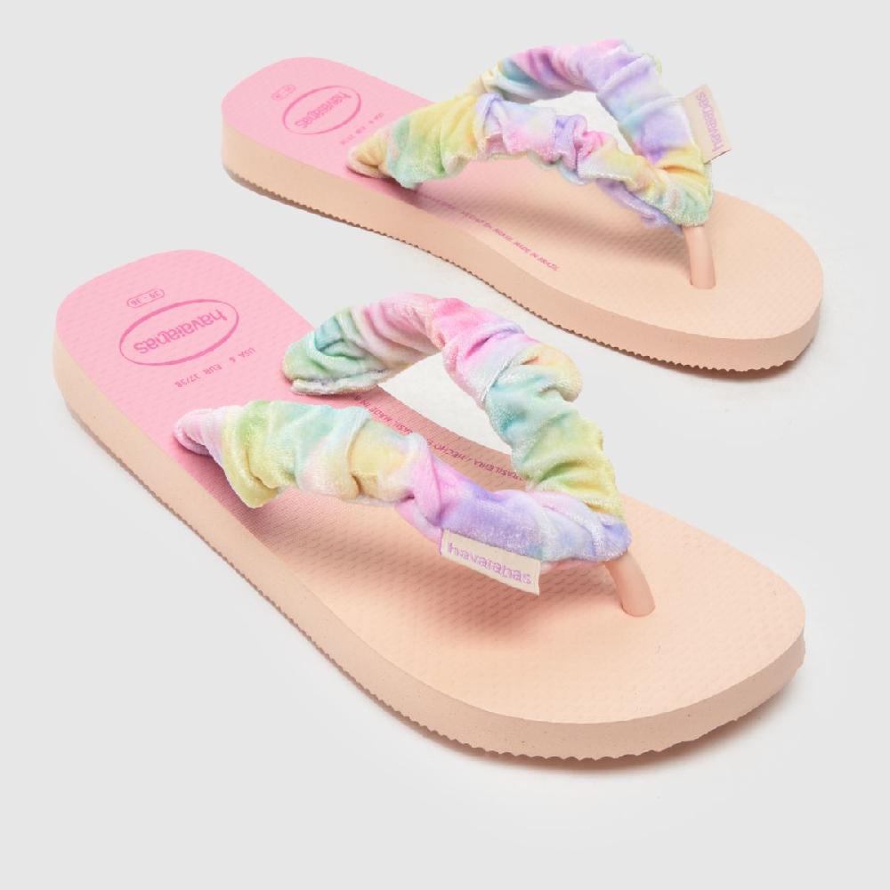 Schuh Havaianas Fluffy Girls Youth In Pink Multi