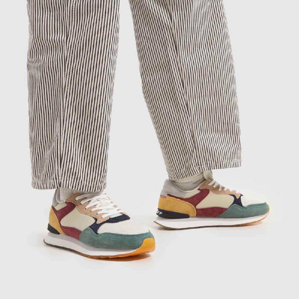 Schuh HOFF City Montreal In White & Burgundy