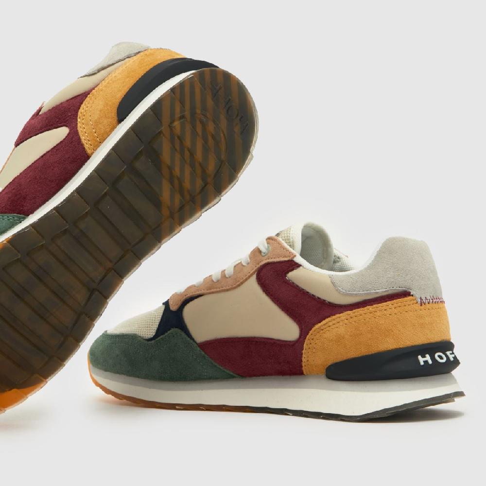 Schuh HOFF City Montreal In White & Burgundy