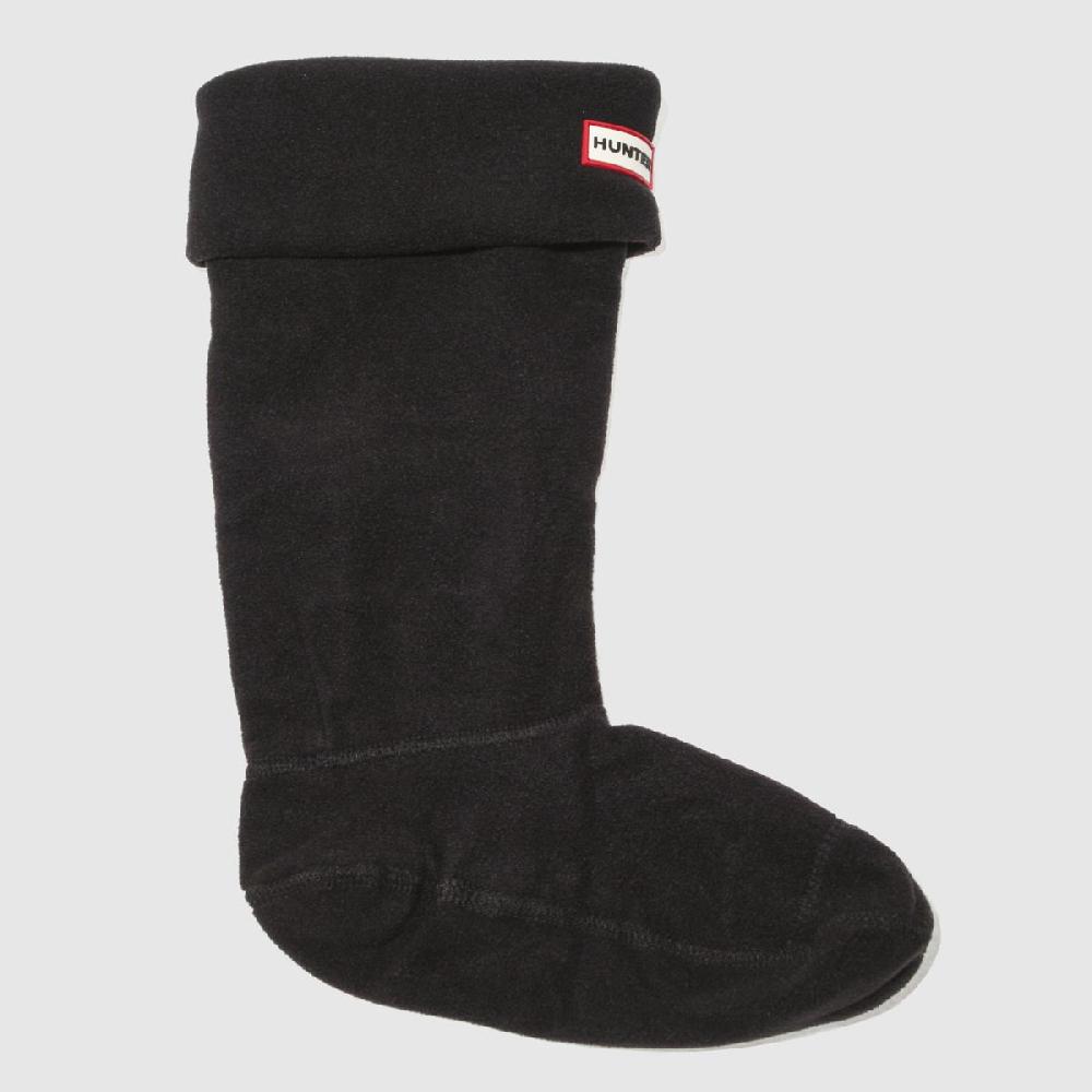 schuh HUNTER BOOTS Fleece Welly Sock in Black