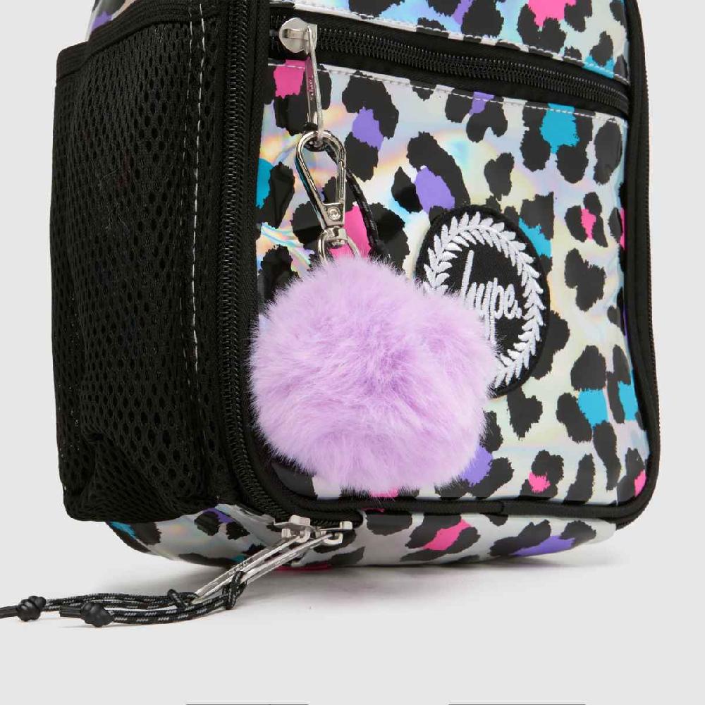 Schuh Hype Leopard Lunch Bag In Silver