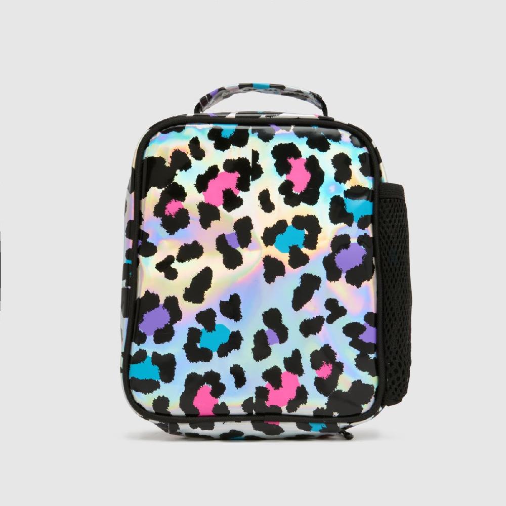Schuh Hype Leopard Lunch Bag In Silver
