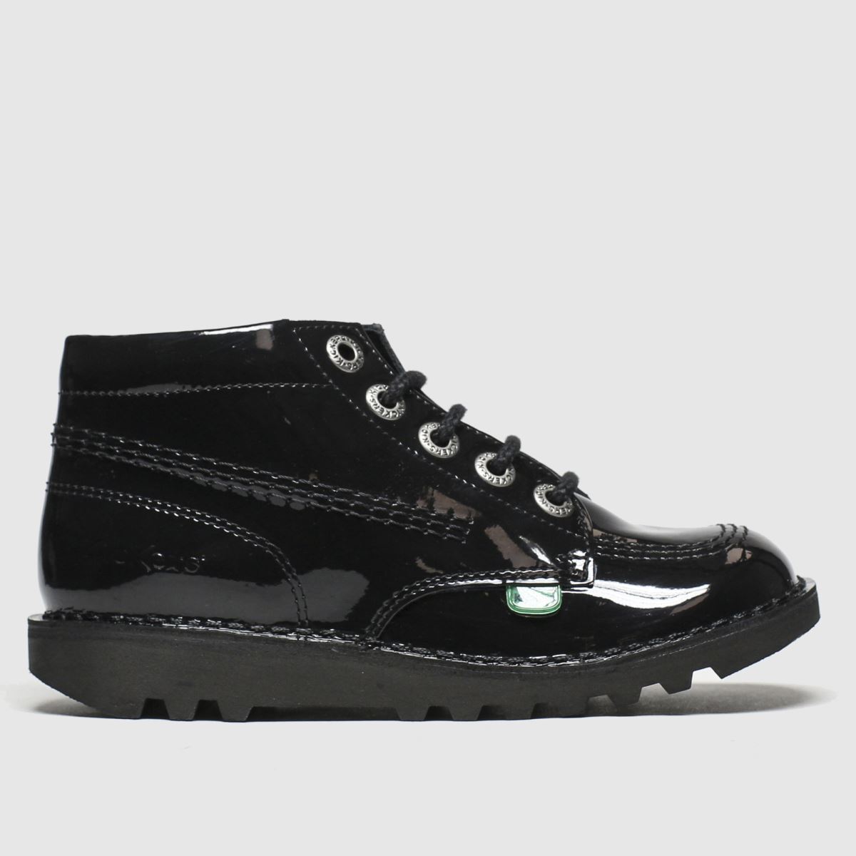 Schuh Kickers Hi Zip Junior In Black