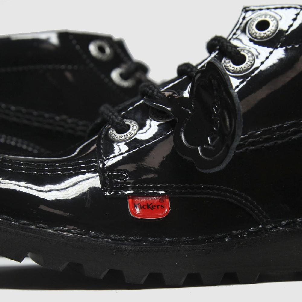 Schuh Kickers Hi Zip Junior In Black