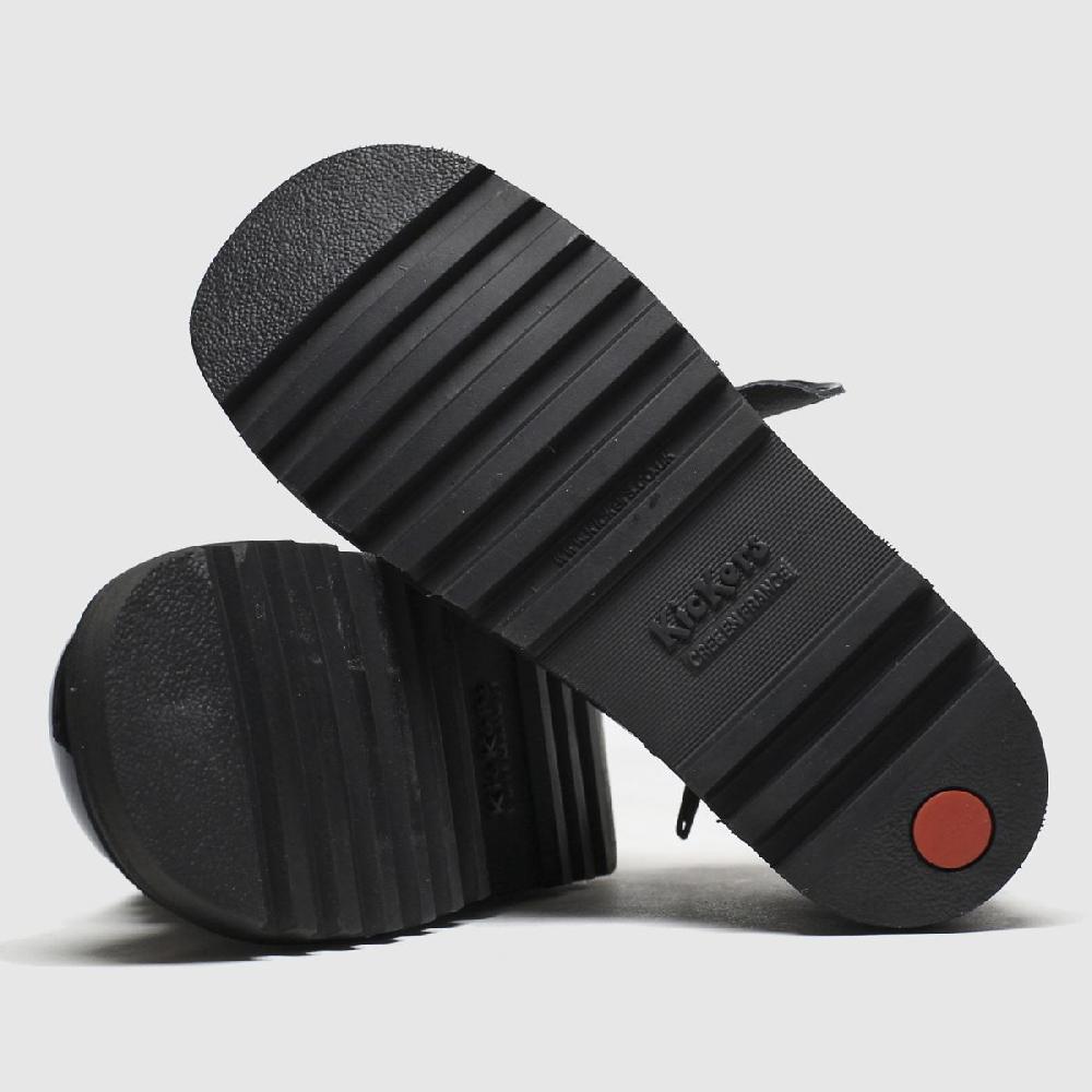 Schuh Kickers Hi Zip Junior In Black