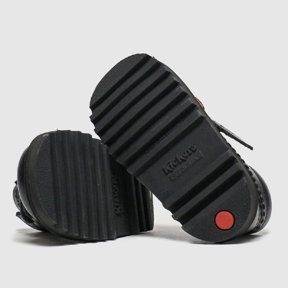 Schuh Kickers Hi Zip Toddler In Black