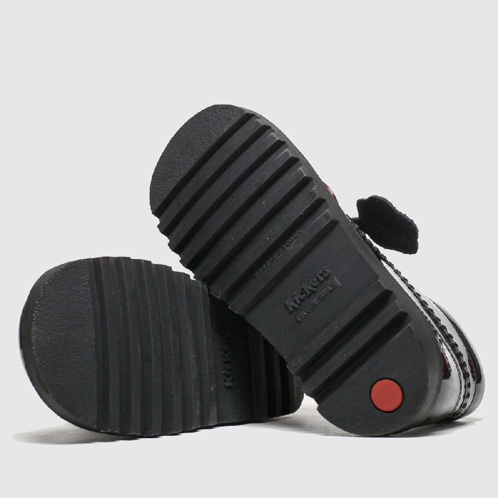 Schuh Kickers Hi Zip Toddler In Black