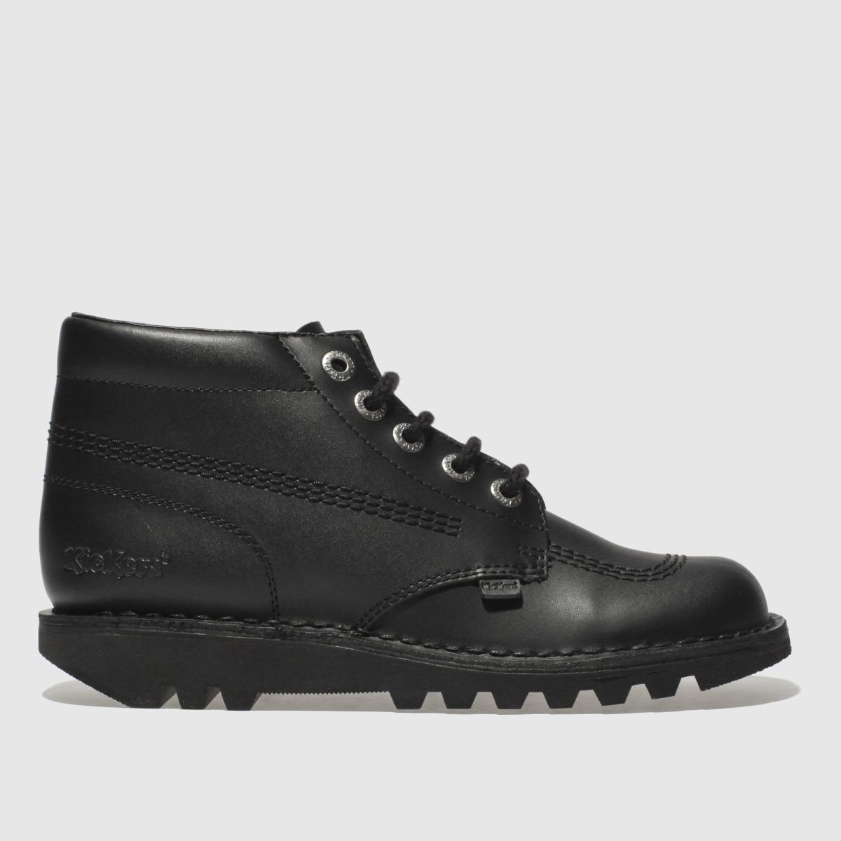 schuh Kickers Kick Hi Mono in Black