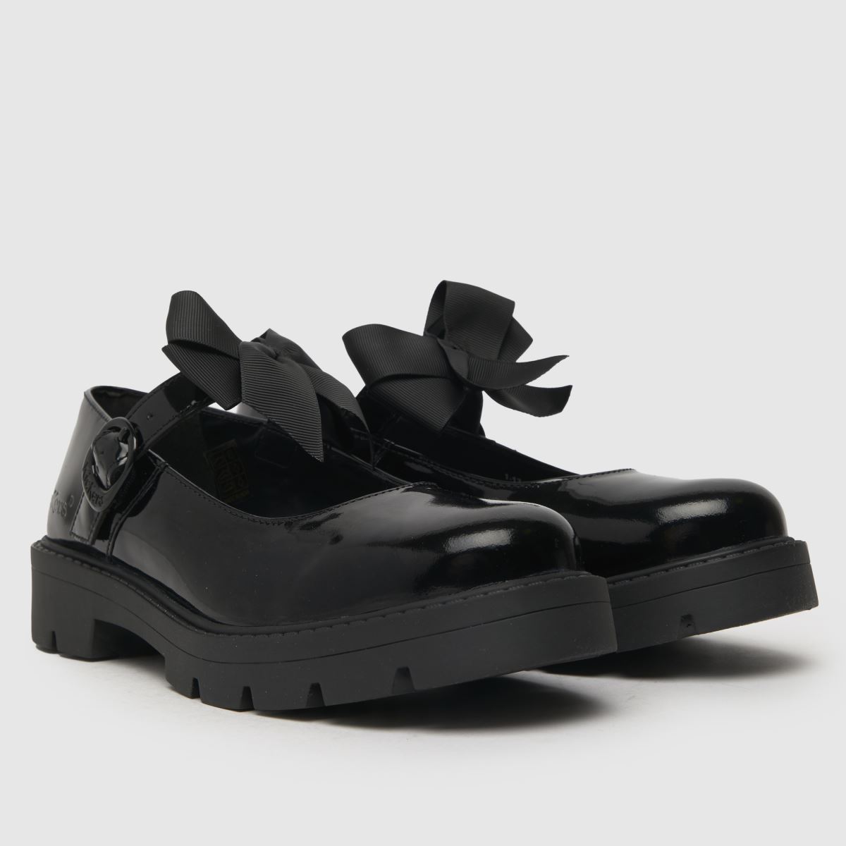Schuh Kickers Kick Kori Mary Jane Bow In Black