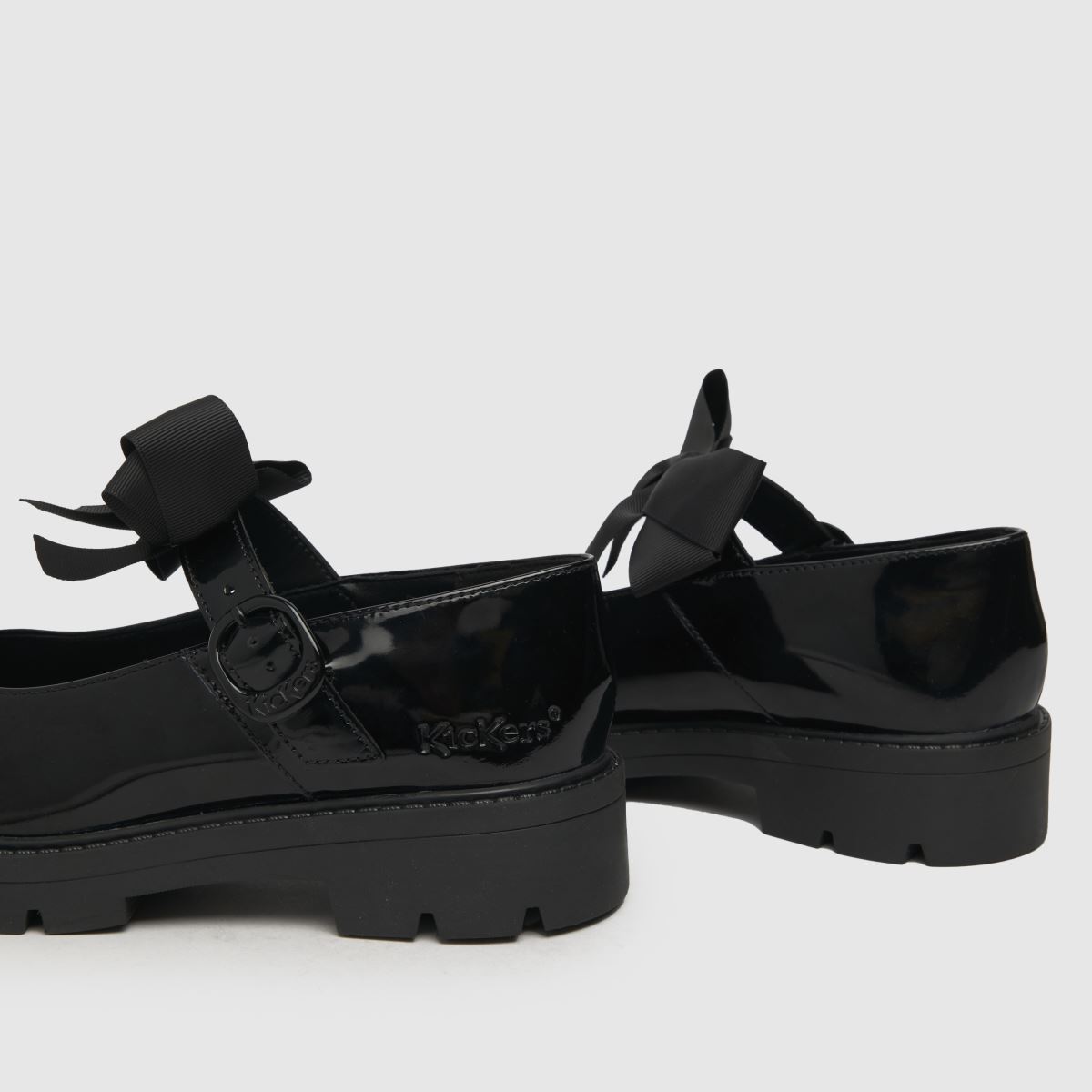 Schuh Kickers Kick Kori Mary Jane Bow In Black