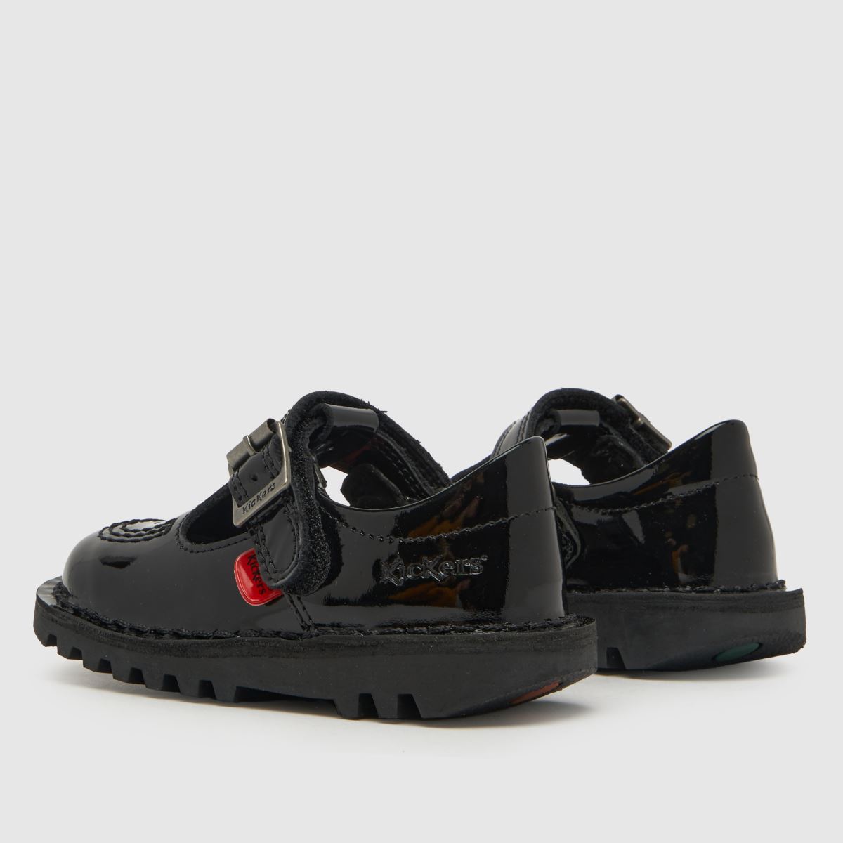 Schuh Kickers Kick T Bar V Girls Toddler In Black