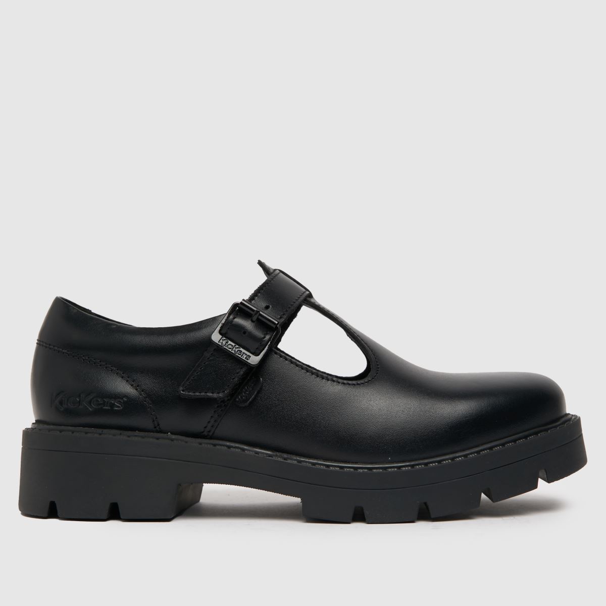 schuh Kickers Kori T Bar Mono in Black