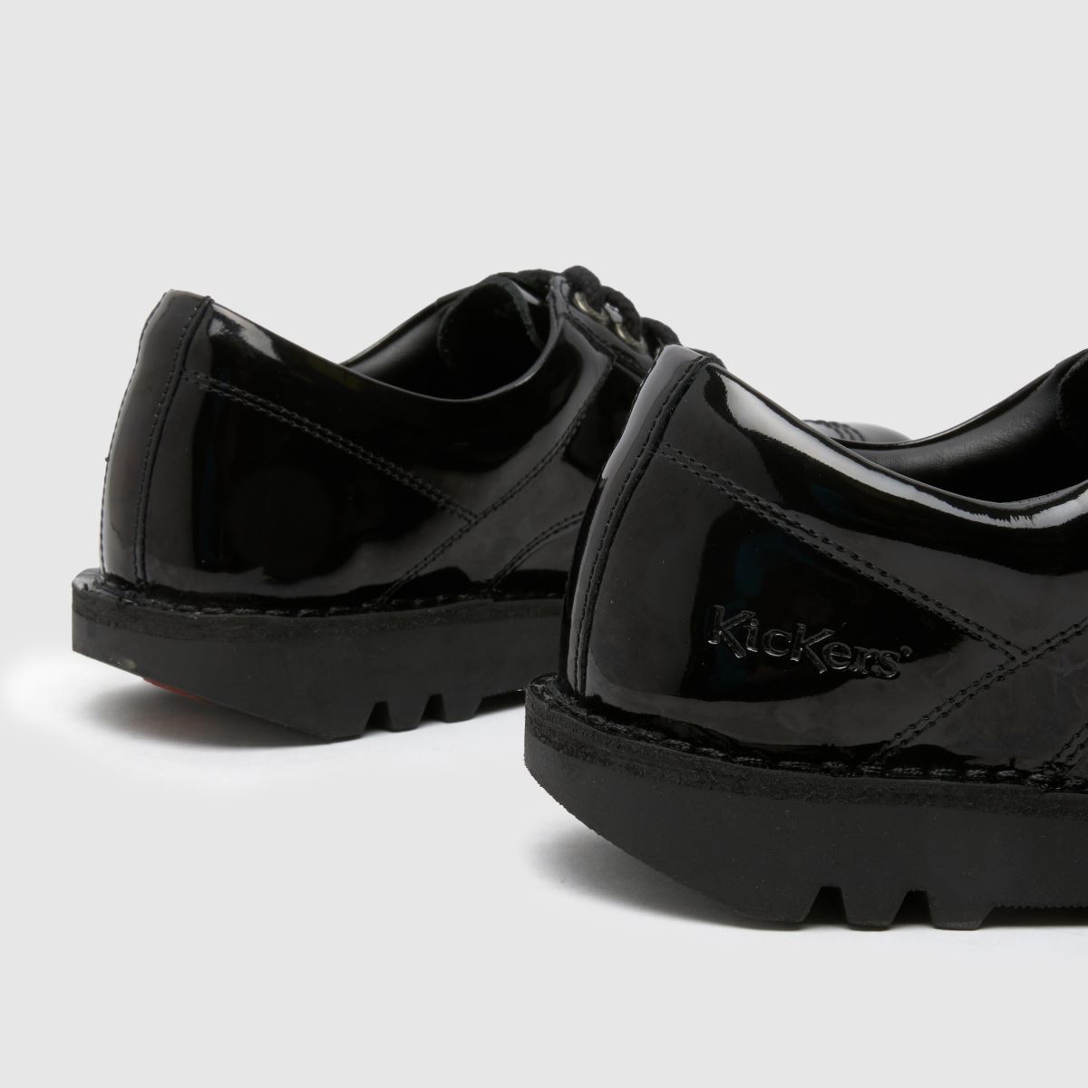 Schuh Kickers Lo Mono Patent In Black
