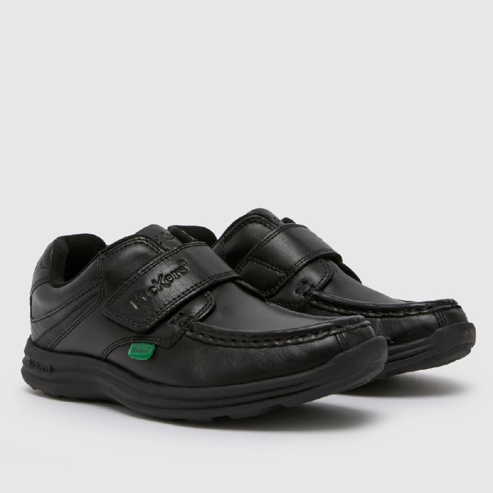 Schuh Kickers Reasan Strap Boys Junior In Black