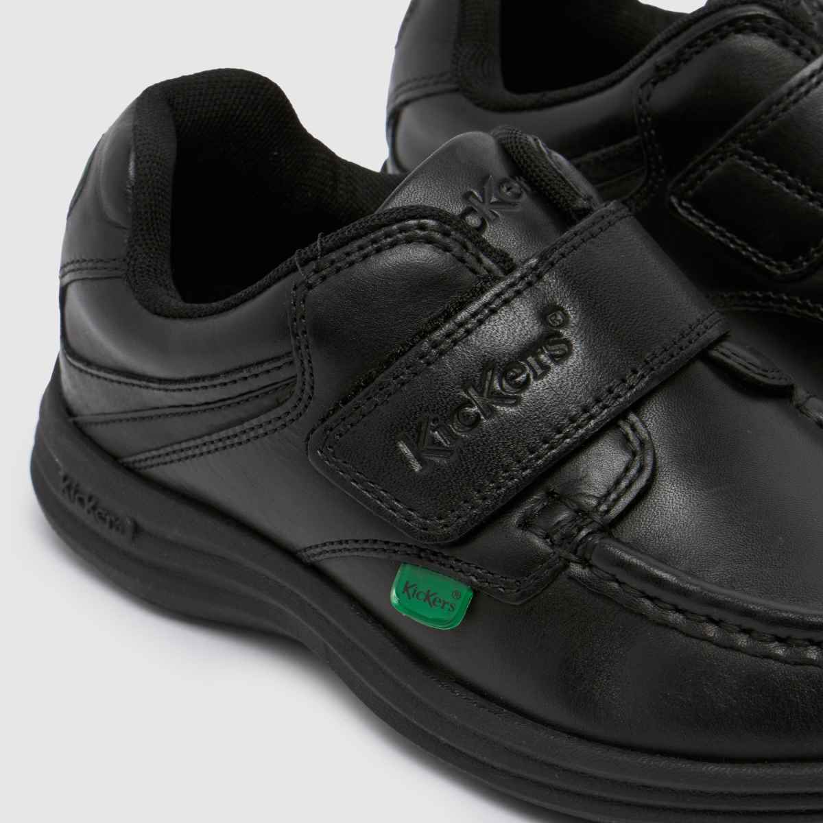 Schuh Kickers Reasan Strap Boys Junior In Black