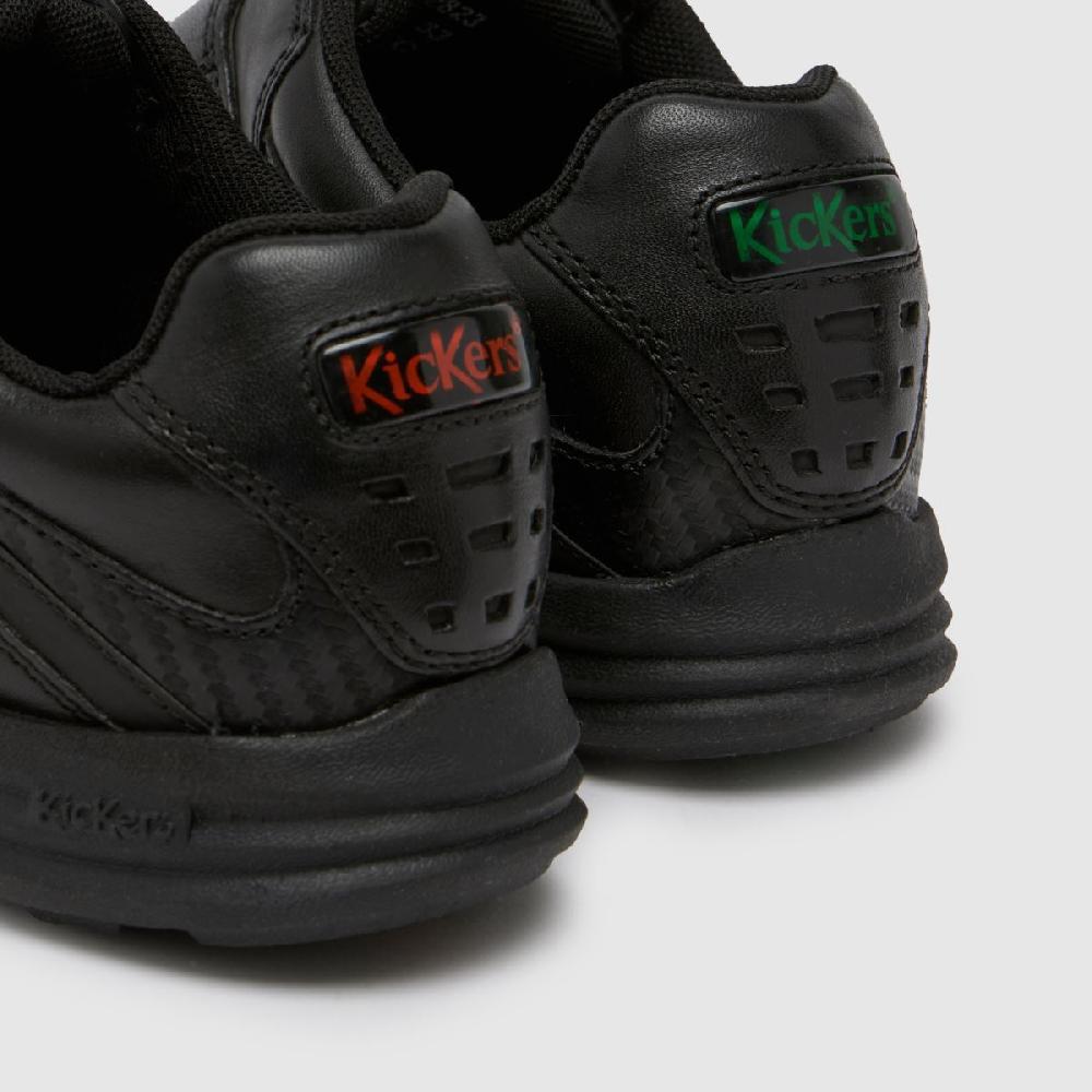 Schuh Kickers Reasan Strap Boys Junior In Black