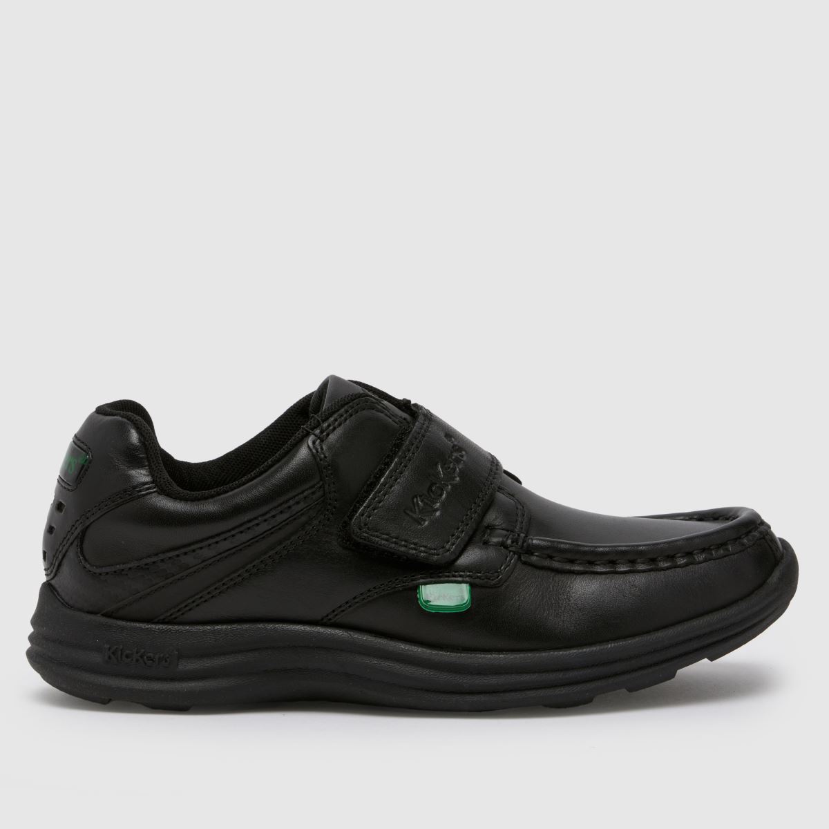 schuh Kickers Reasan Strap Boys Junior in Black
