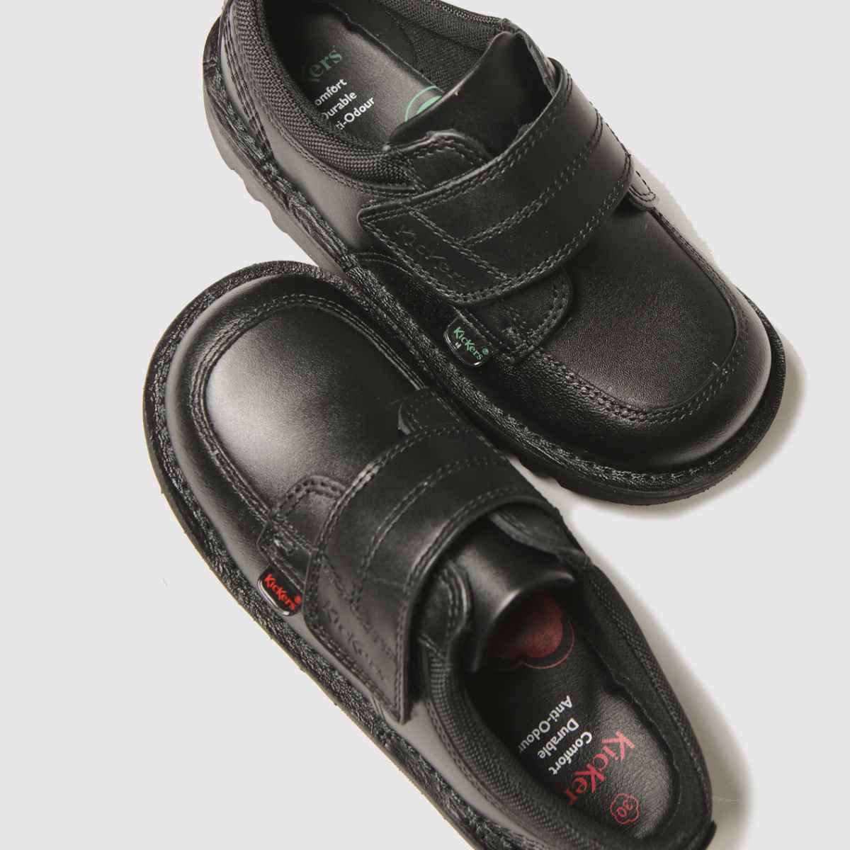 Schuh Kickers Scuff Lo Boys Toddler In Black