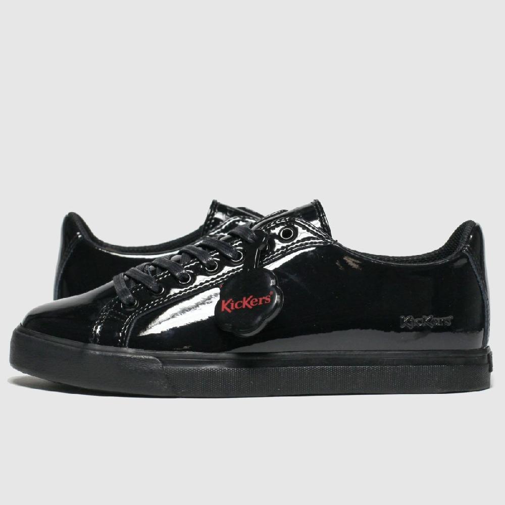 Schuh Kickers Tovni Lacer Girls Youth In Black