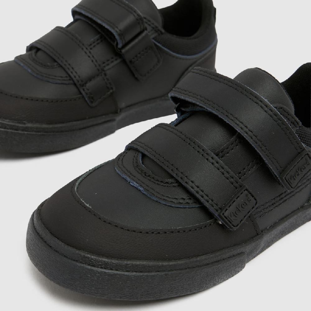 Schuh Kickers Tovni Scuff Lo Boys Toddler In Black
