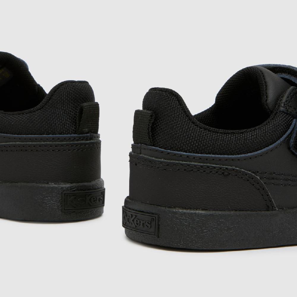 Schuh Kickers Tovni Scuff Lo Boys Toddler In Black