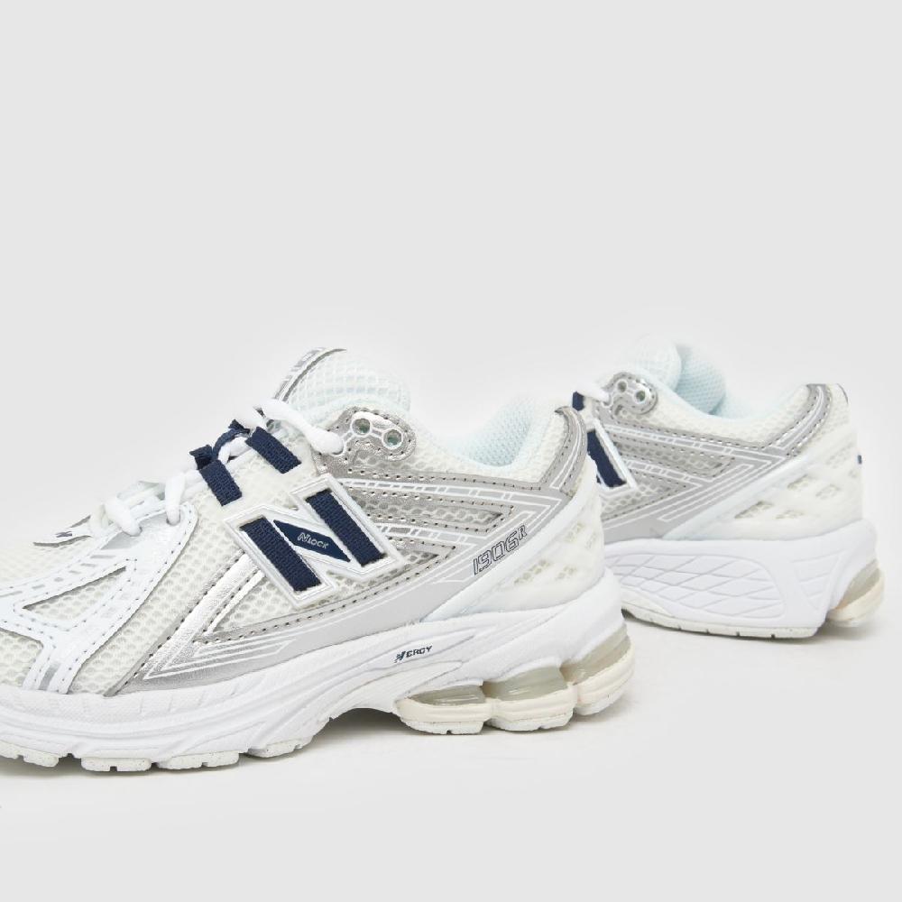 Schuh New Balance 1906 Junior In White & Navy