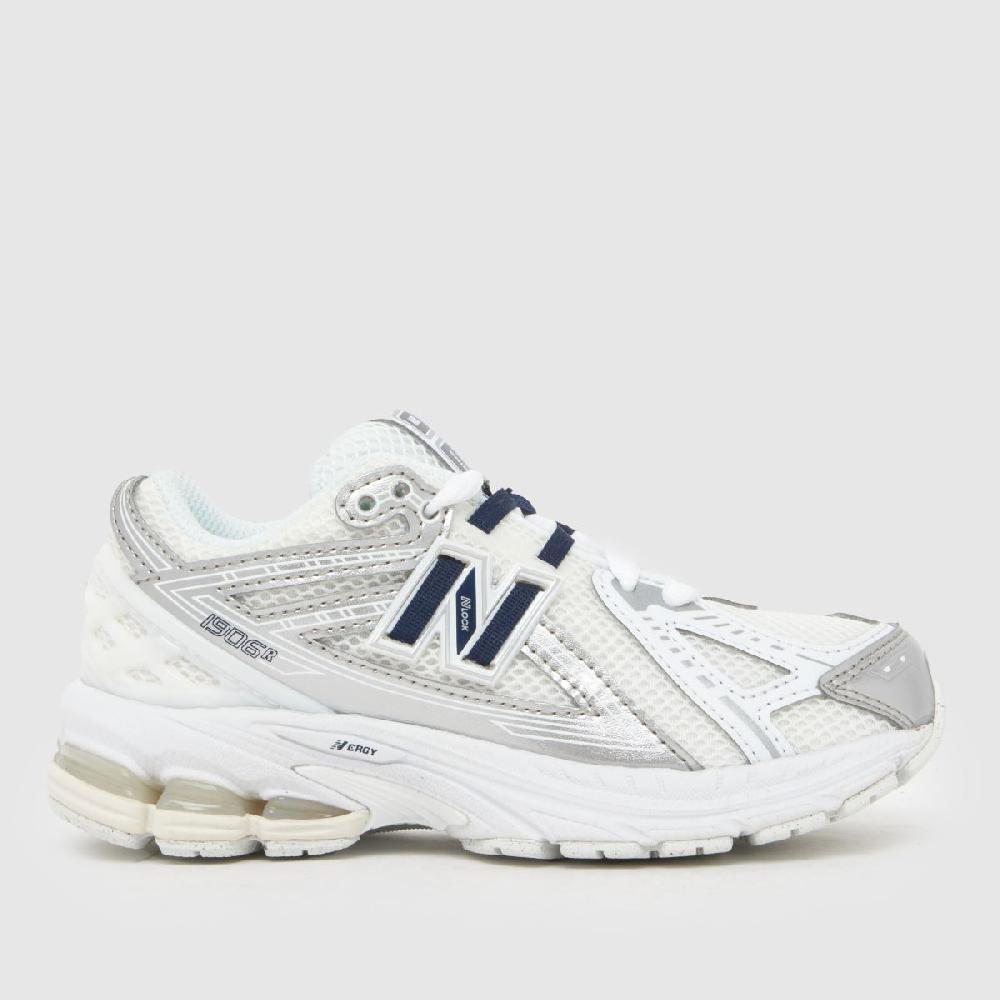 schuh New Balance 1906 Junior in White & Navy