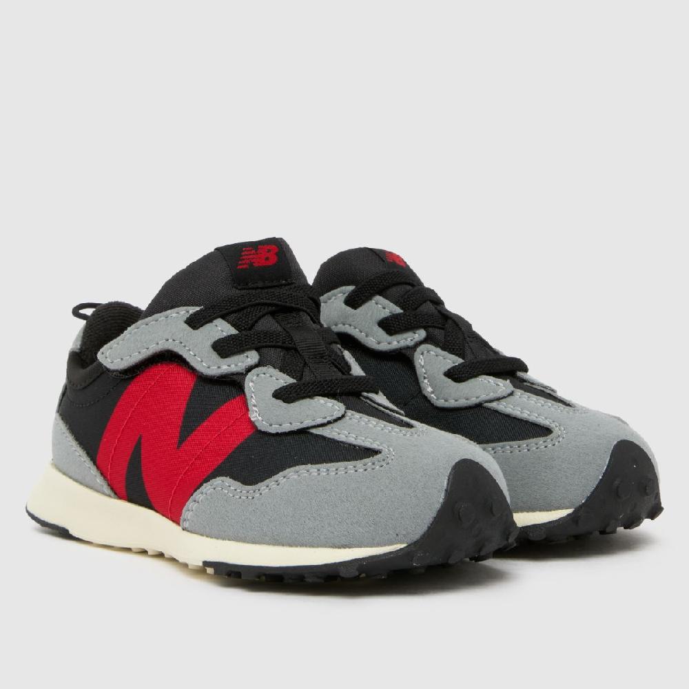 Schuh New Balance 327 Boys Toddler In Black & Grey
