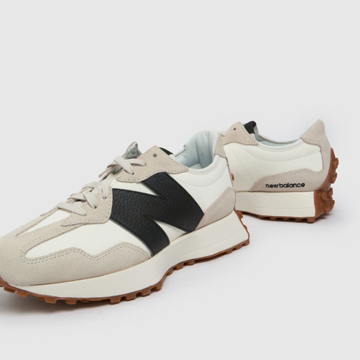 Schuh New Balance 327 In White & Black