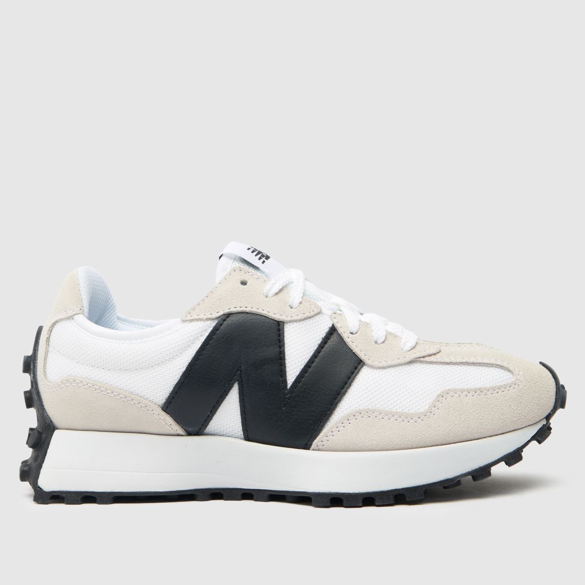 schuh New Balance 327 in White & Black