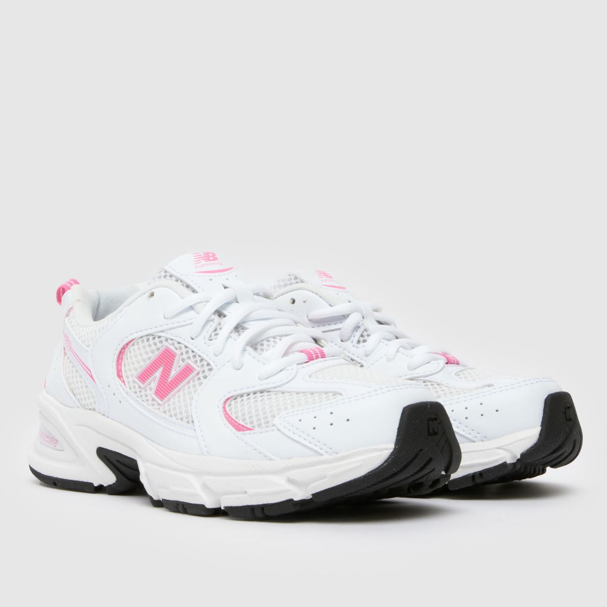 Schuh New Balance 530 Girls Youth In White & Pink