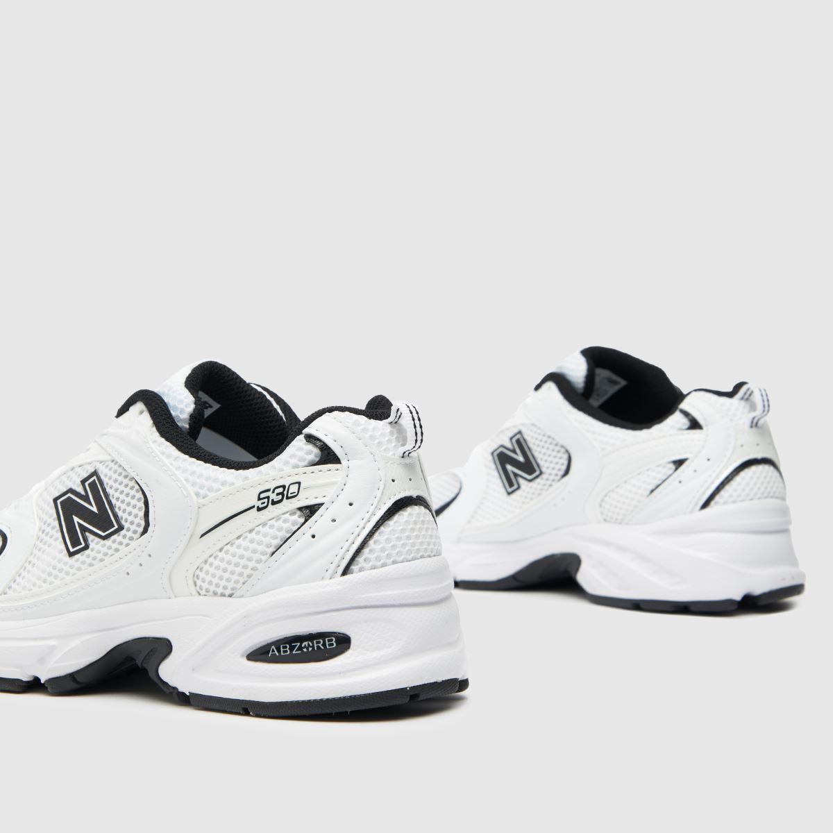 Schuh New Balance 530 In White & Black