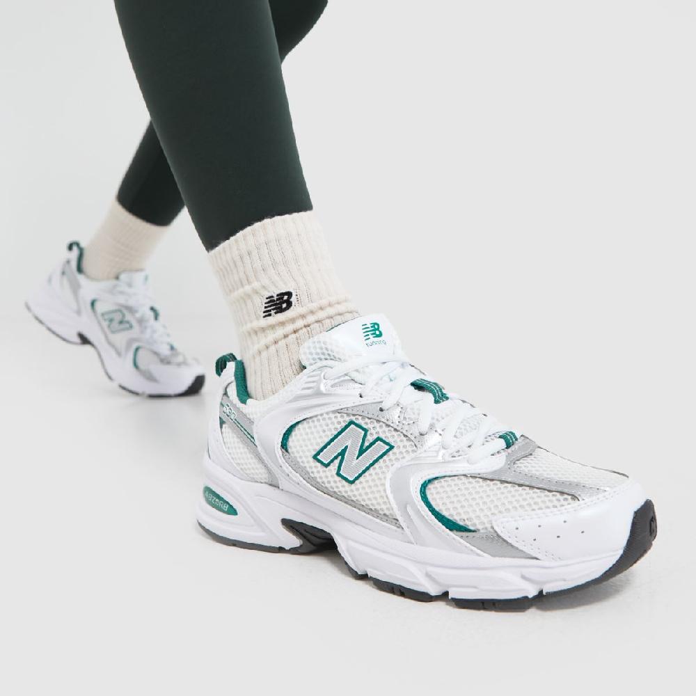Schuh New Balance 530 In White & Green