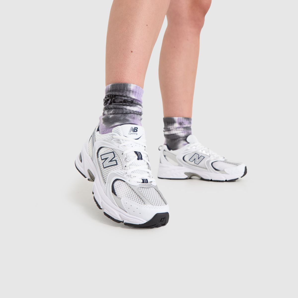 Schuh New Balance 530 In White & Silver