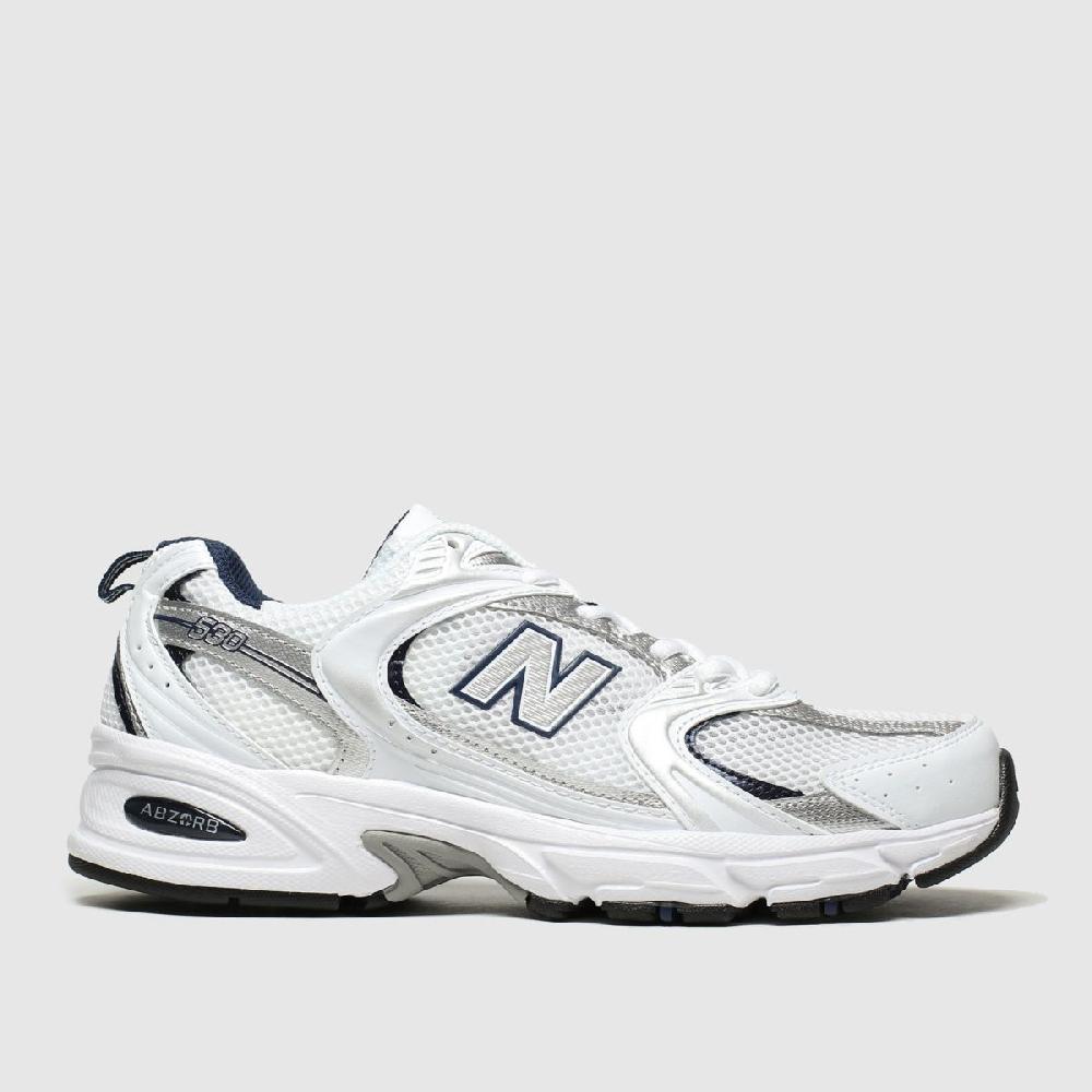 schuh New Balance 530 in White & Silver