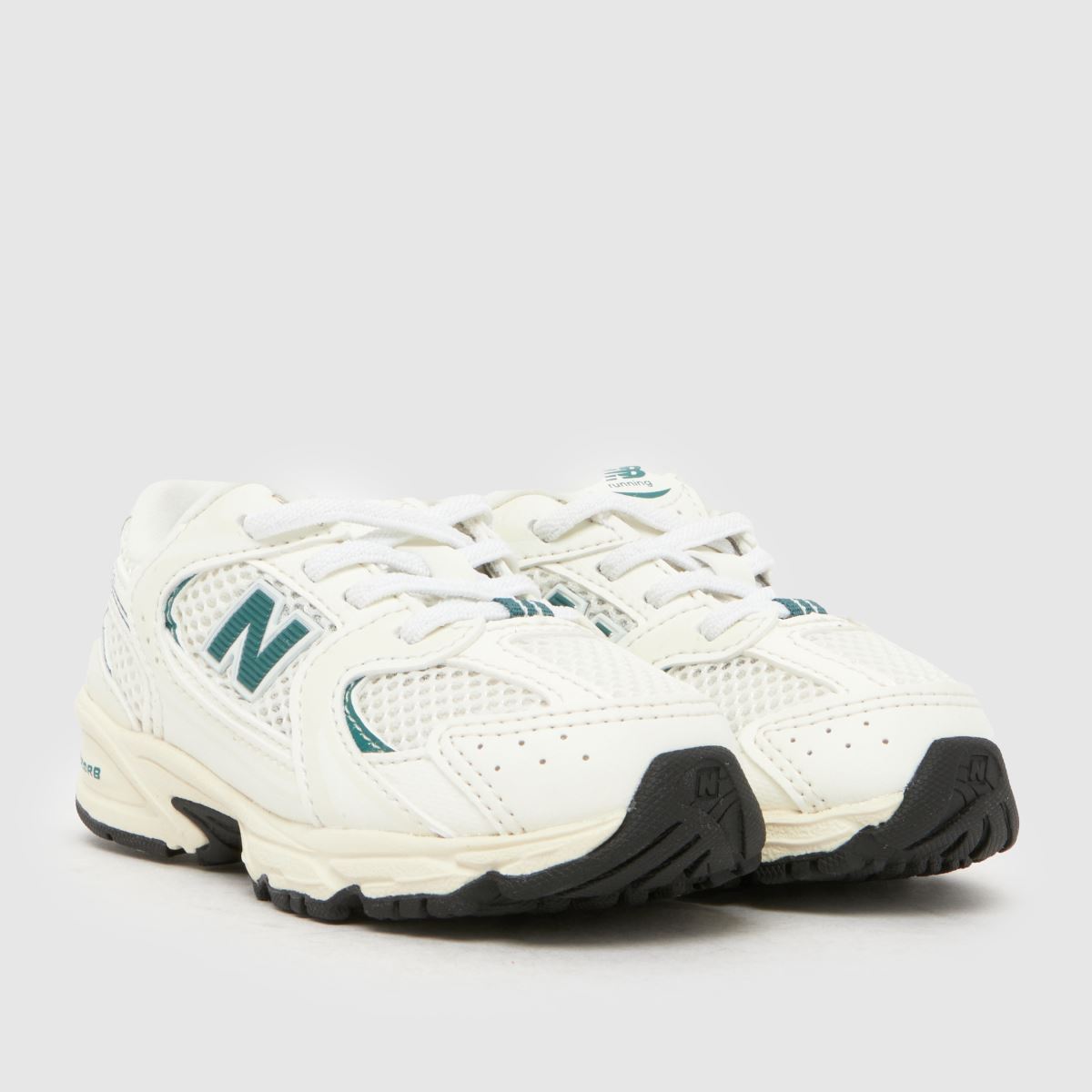 Schuh New Balance 530 Toddler In White & Green