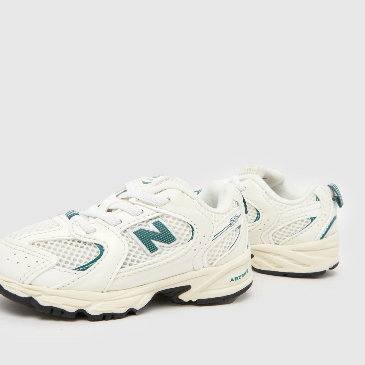 Schuh New Balance 530 Toddler In White & Green