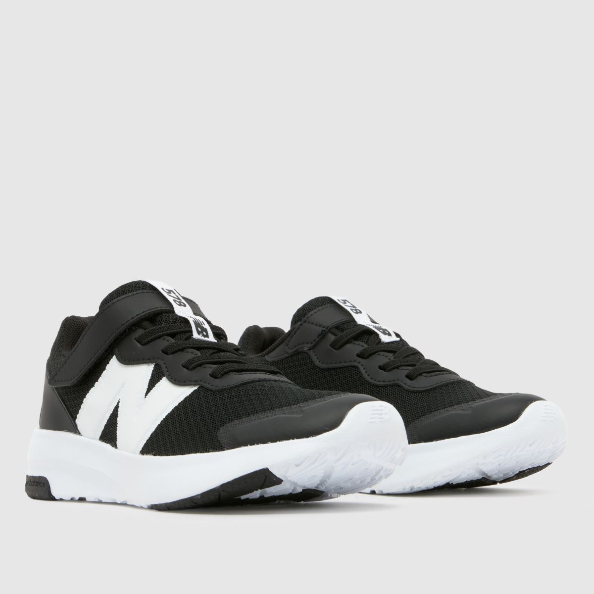 Schuh New Balance 578 Junior In Black & White