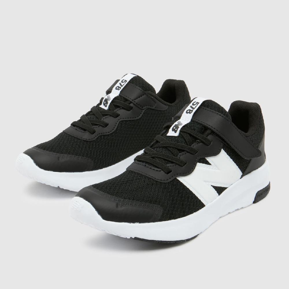 Schuh New Balance 578 Junior In Black & White