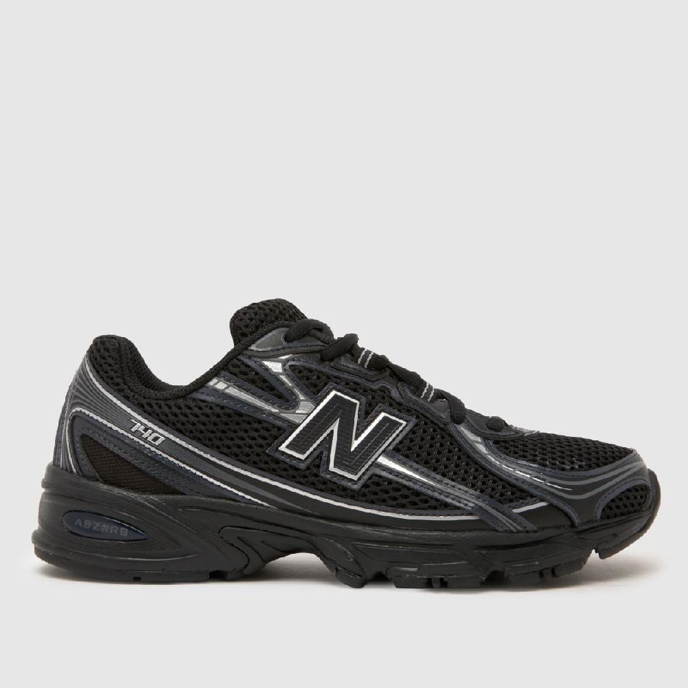 schuh New Balance 740 in Black & Silver