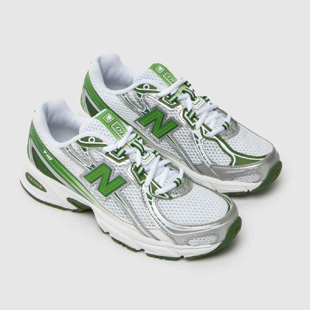 Schuh New Balance 740 In White & Green