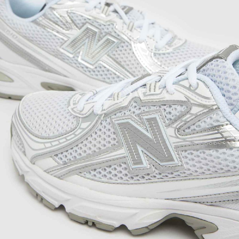 Schuh New Balance 740 In White & Silver