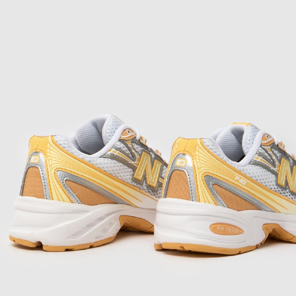 Schuh New Balance 740 In White & Yellow