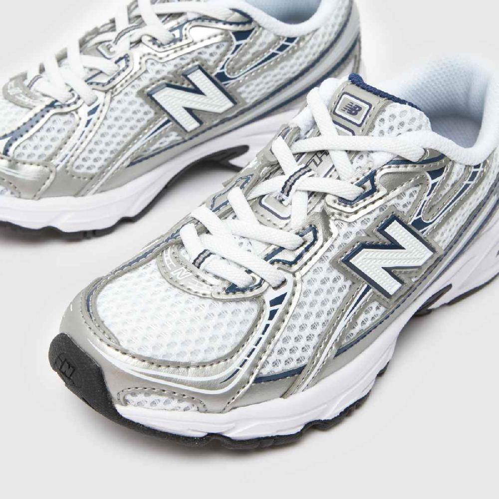 Schuh New Balance 740 Junior In White & Navy