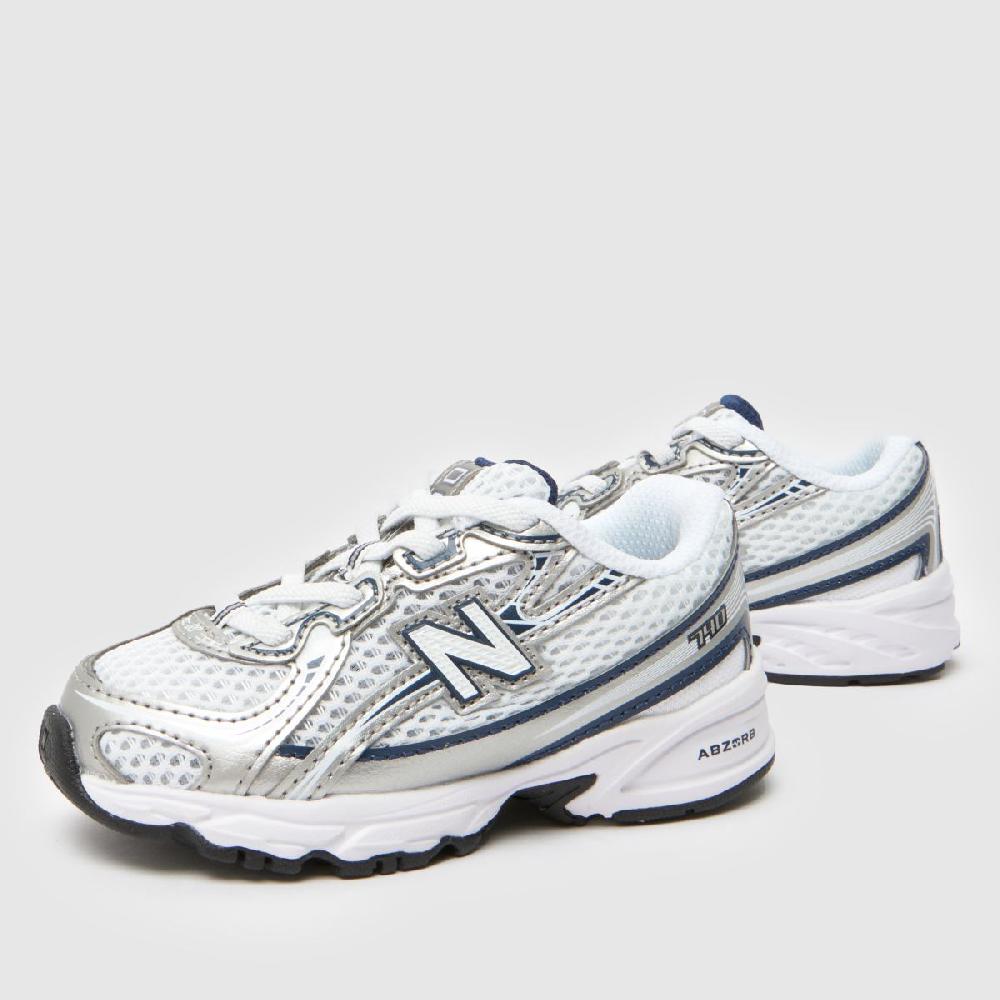 Schuh New Balance 740 Toddler In White & Navy