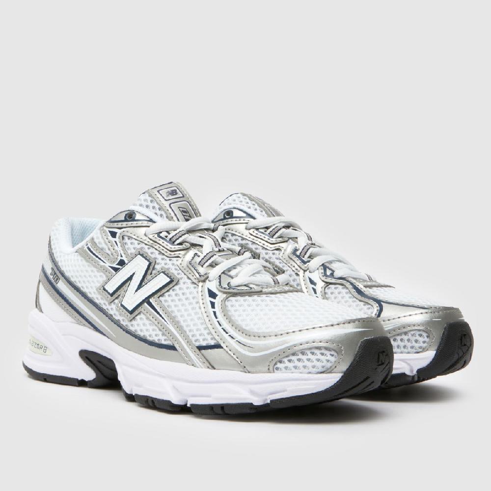 Schuh New Balance 740 Youth In White & Navy