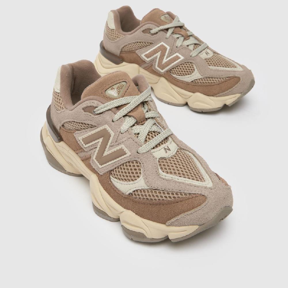 Schuh New Balance 9060 Junior In Brown Multi