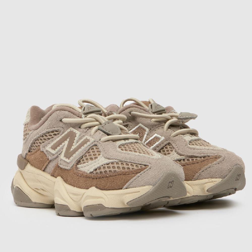 Schuh New Balance 9060 Toddler In Brown Multi