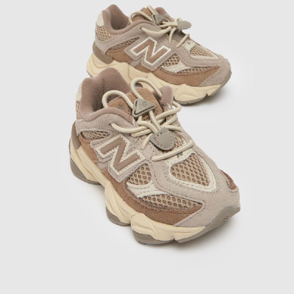 Schuh New Balance 9060 Toddler In Brown Multi