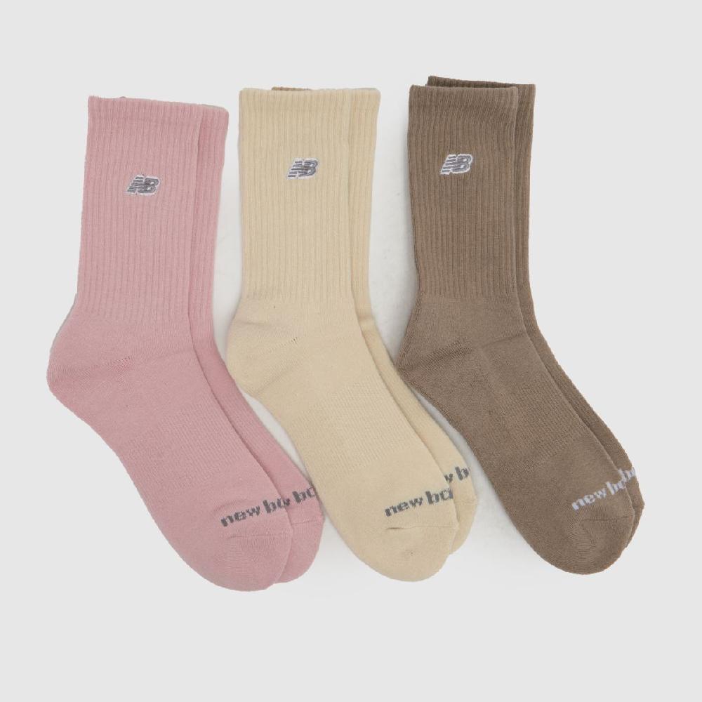 schuh New Balance Mid Calf Logo 3PK in Multi